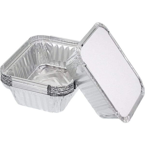 450ml Aluminium Foil Container - Food Grade & Durable