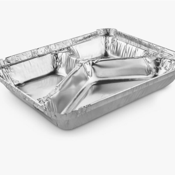 3 Compartment Aluminium Foil Container – Durable & Leakproof