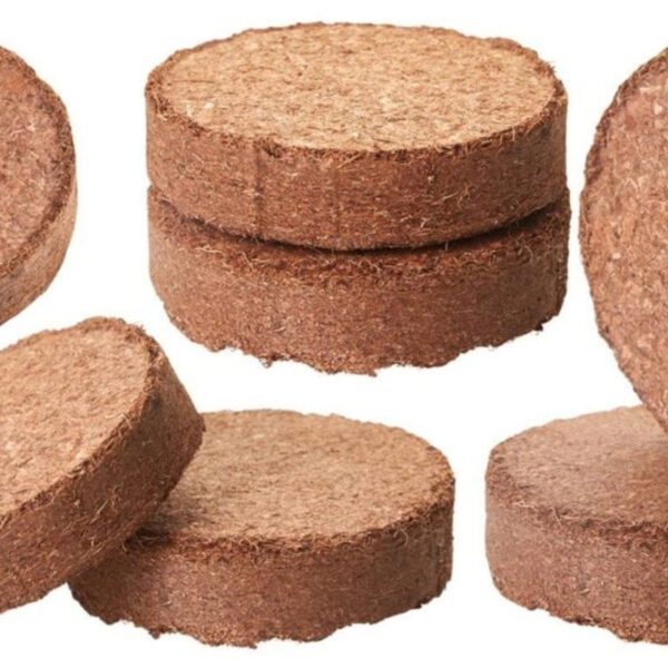 Premium Cocopeat Discs – Organic & Compressed for Gardening
